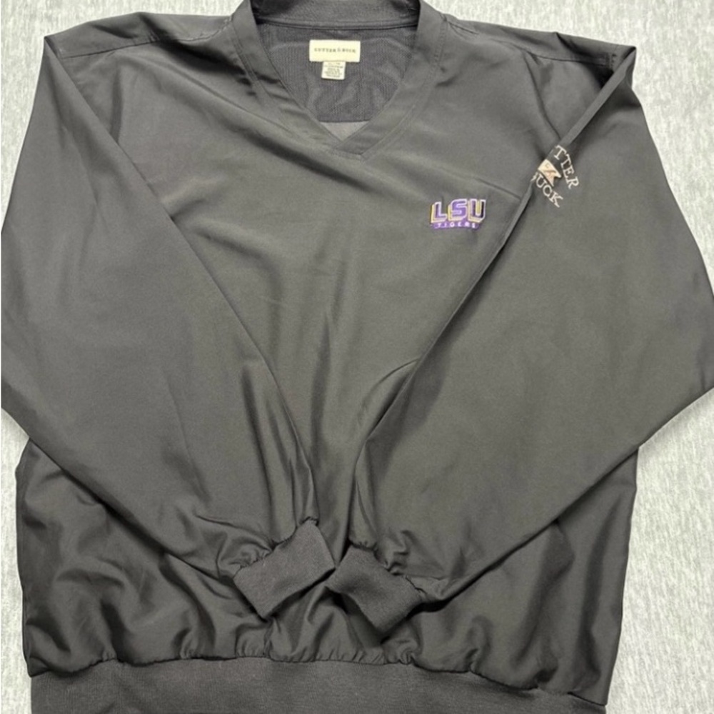 Cutter & Buck LSU Tigers Jacket Mens XL TG Black
